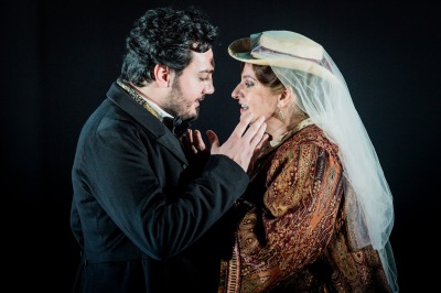 Verdi: Un ballo in maschera - Vincenzo Costanzo, Claire Rutter - Grange Park Opera (Photo Robert Workman)